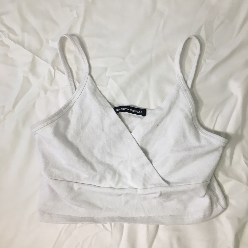 Brandy Melville white amara top